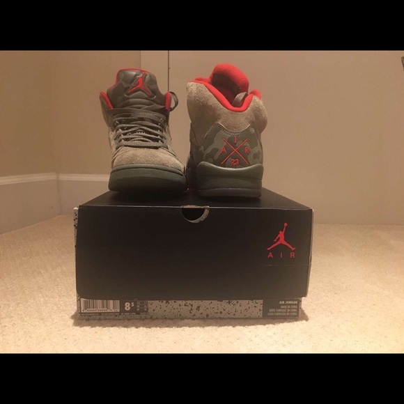Air jordan 5 Retro Camo 2017 size 8.5 men’s - Picture 2 of 7